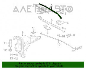 Haina de mătură stânga Chrysler 300 11-