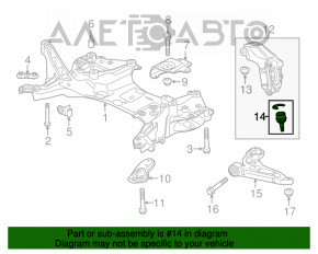 Шаровая опора левая Jeep Cherokee KL 14-15