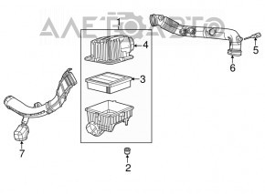 Grila de aer Jeep Compass 17-21 2.4 nou OEM original