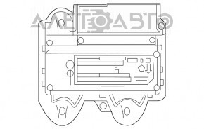 Modulul computerizat al airbag-urilor SRS pentru pernele de siguranță Jeep Compass 17-