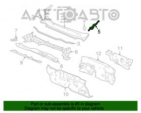 Garnitura ștergătoarelor de parbriz stânga Honda CRV 17-22 nouă OEM originală