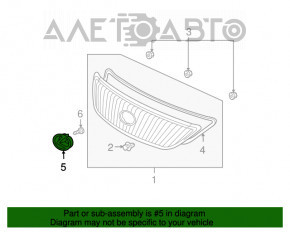 Emblema Lexus față Lexus RX300 RX330 RX350 04-09