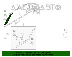 Capac usa spate dreapta Kia Sorento 16-20 nou OEM original