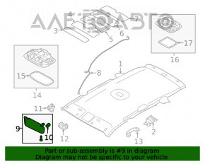 Capota dreapta Kia Sorento 16-18 bej, fara carlig