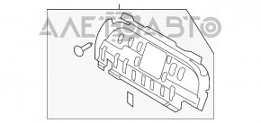 Capac portbagaj fata Hyundai Sonata 11-15 hibrid negru.