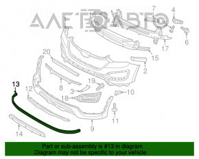 Buza bara fata Hyundai Santa FE Sport 13-18