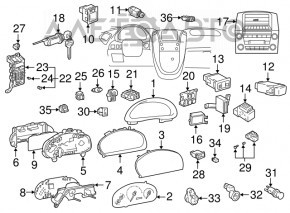 Компьютер двери задней левой Lexus RX300 98-03