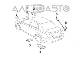 Receptor SMART, control ușă, nr. 2 Toyota Camry v40