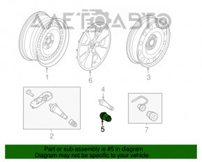 Piuliță roată d19 M12x1.5 Ford Explorer 11-19 tip 3