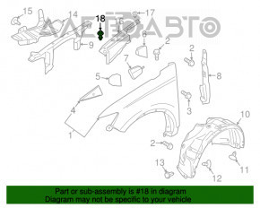 Bara de capota stanga Lincoln MKX 16-