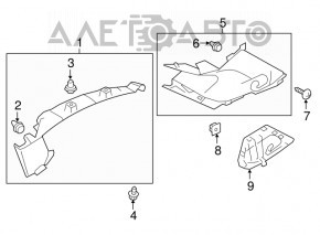 Capac spate dreapta Subaru Outback 15-19, neagra.