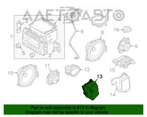 Difuzor ușă față dreapta Kia Sorento 16-20