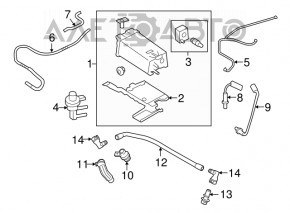 Лямбда-зонд первый Ford Escape MK3 13-19 2.0T