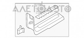 Capac prag fata stanga Ford Explorer 11-19 negru cu crom