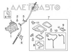 Schimbător de viteze pentru Mazda 6 13-17