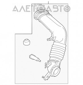 Conducta de aer pentru admisia aer Lincoln MKC 15 - nou original OEM