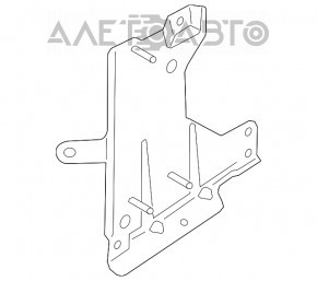 Кронштейн ECU компьютера двигателя Lincoln MKZ 13-16 hybrid, 2.0Т