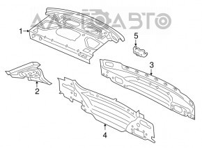 Placă de ventilație stânga Ford Escape MK4 20-