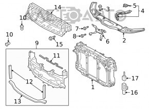 Bara de blocare a capotei Mazda 6 13-21