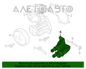 Corpul termostatului asamblat Ford Escape MK4 20-22 1.5T