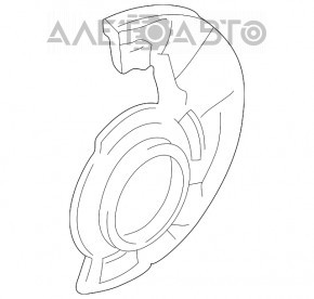 Capacul discului de frână din față dreapta Mazda6 03-08