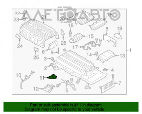 Чека батареи Ford C-max MK2 13-18 с заглушкой