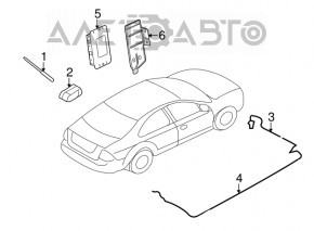 Антенна шток Ford Focus mk3 11-18 рассохся