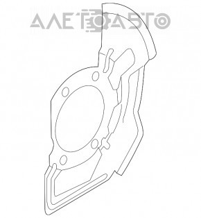 Capacul discului de frână din față dreapta Mazda 3 14-18 BM tip 1 nou OEM original