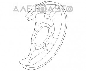 Capac disc de frână față stânga Mazda CX-7 06-09