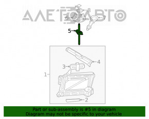 Suportul roții de rezervă pentru Ford Escape MK4 20- 2 piese