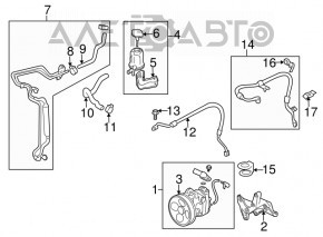 Rezervorul de direcție asistată Subaru B10 Tribeca