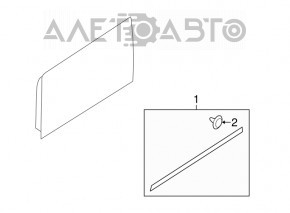 Decorație inferioară ușă dreapta față Subaru b10 Tribeca nou original OEM