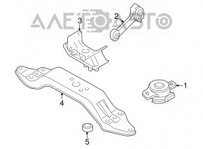 Suport motor os superior Subaru Impreza 17- GK nou original OEM