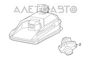 Camera de vizionare spate pentru Chrysler 200 15-17