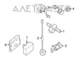 Camera de vizionare spate pentru Nissan Rogue 17-