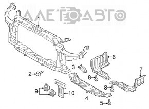 Protecția bara față Hyundai Elantra UD 11-13 pre-restilizare