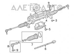 Bară de direcție Dodge Dart 13-16