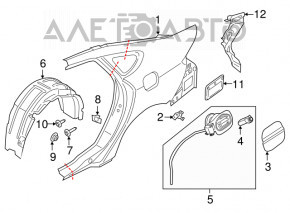 Grila de ventilatie dreapta Ford Escape MK3 13-19 rupta fixare