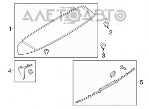 Moldura spoilerului Lincoln MKC 15-