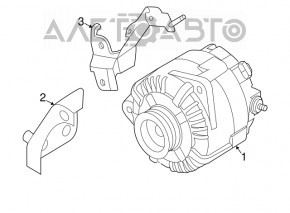 Генератор Nissan Altima 13-18 2.5