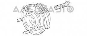 Rulment roata spate stanga Cadillac CTS 14-