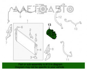 Compresorul de aer condiționat Nissan Altima 13-18 2.5