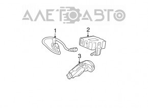 Theft Locking Control Unit Module Lexus ES300 ES330