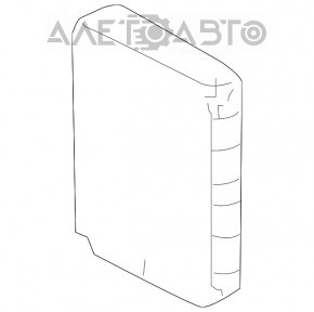 Blocul ECU al calculatorului motorului Lexus ES350 07-12