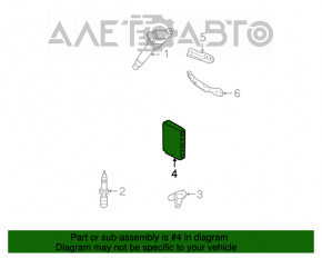 Blocul ECU al calculatorului motorului Lexus ES350 07-12