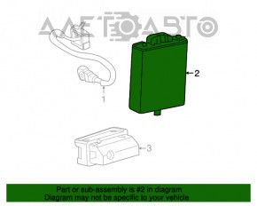 Computer assy, smart key Lexus ES350 07-12