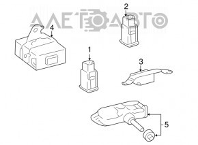 Computer, tire pressure monitor Lexus ES350 07-12