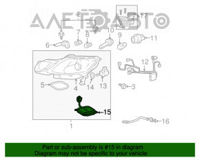 Компьютер управления уровнем фар Lexus GS300 GS350 GS430 GS450h 06-11