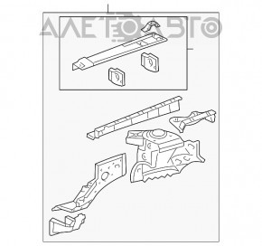 Четверть передняя левая Lexus RX300 RX330 RX350 RX400h 04-09 серебро 6T1