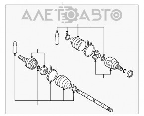 Ax ax motor spate dreapta Nissan Murano z51 09-14 nou original OEM